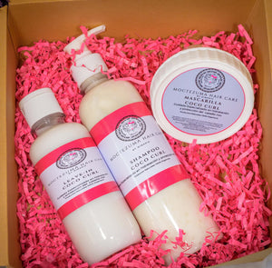 Coco Curl kit 3 piezas SHampoo, Mascarilla, Leave-In